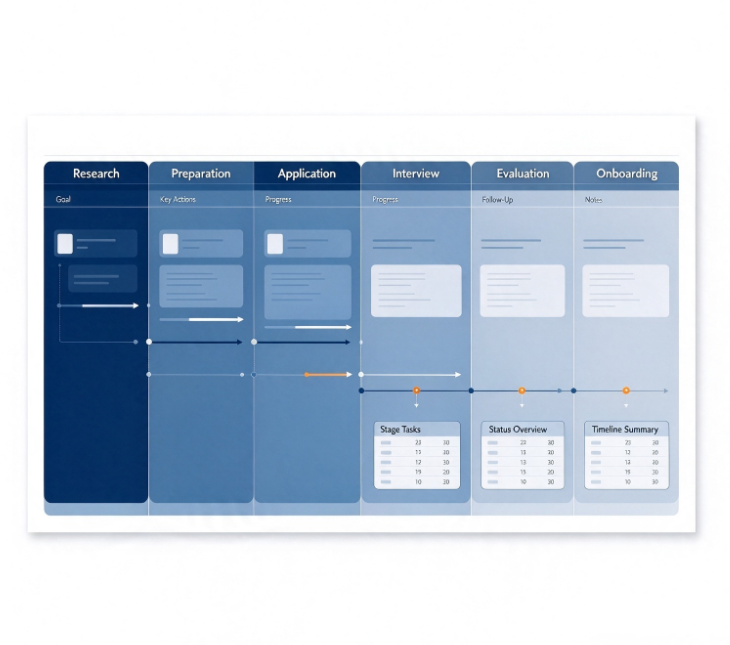 A Long-Term Job Search Planning Schedule