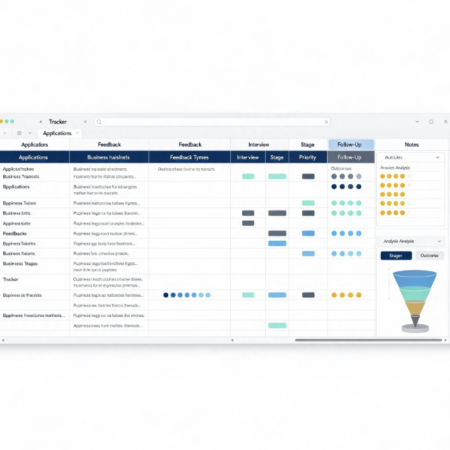 Application Tracker with Business-Focused Feedback
