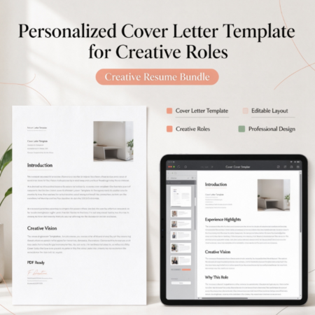 Personalized Cover Letter Template for Creative Roles