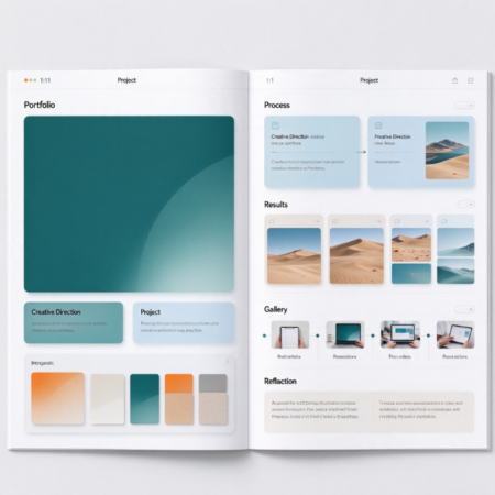 Creative Project Showcase Template