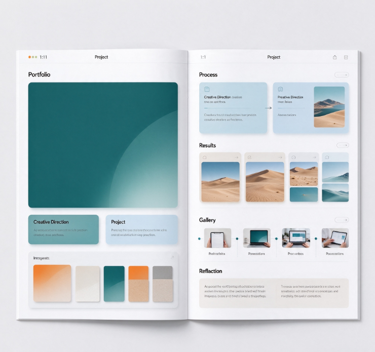 Creative Project Showcase Template