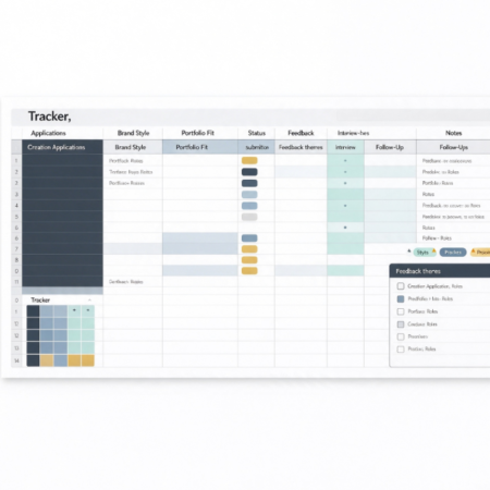 Application Tracker for Creative Roles
