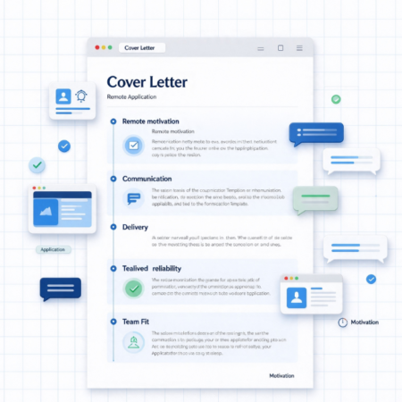 Cover Letter Template for Remote Job Applications