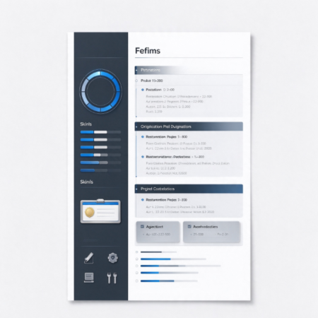 Two-Column, Skills-Focused Resume Template